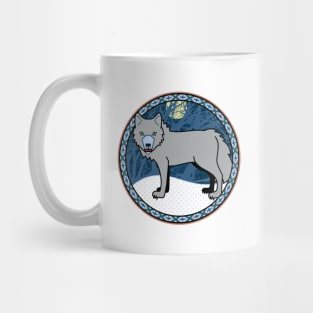 Cunning Gray Lone Wolf Mug
